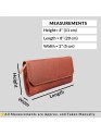  Women's Genuine Leather Wallet Small Girls Clutch Brown Ladies Daily Purse